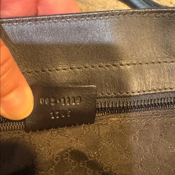 SOLD** Gucci Canvas Sherry Web-line w/ Leather Trim Handbag - Picture 8 of 17